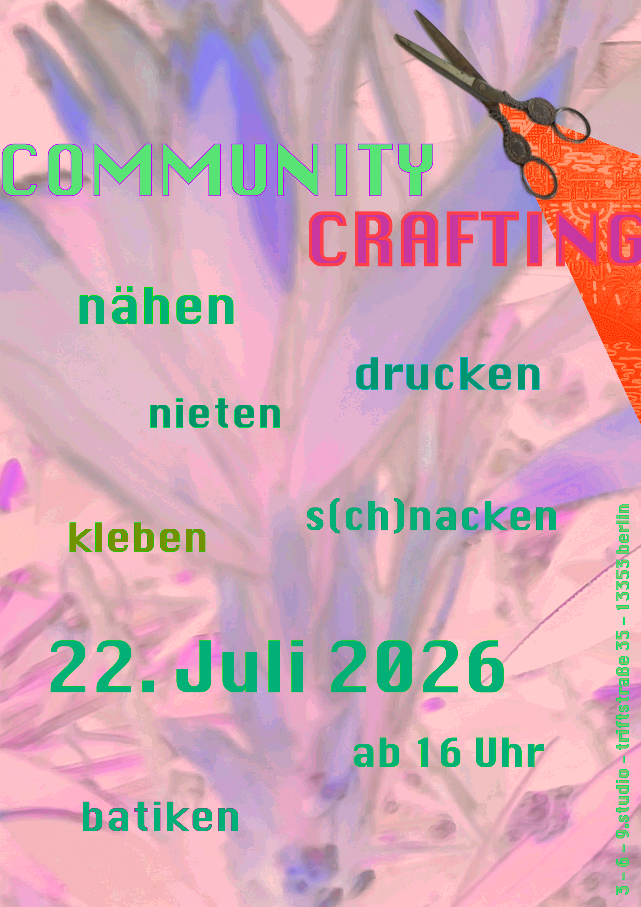 Community Crafting — flyer