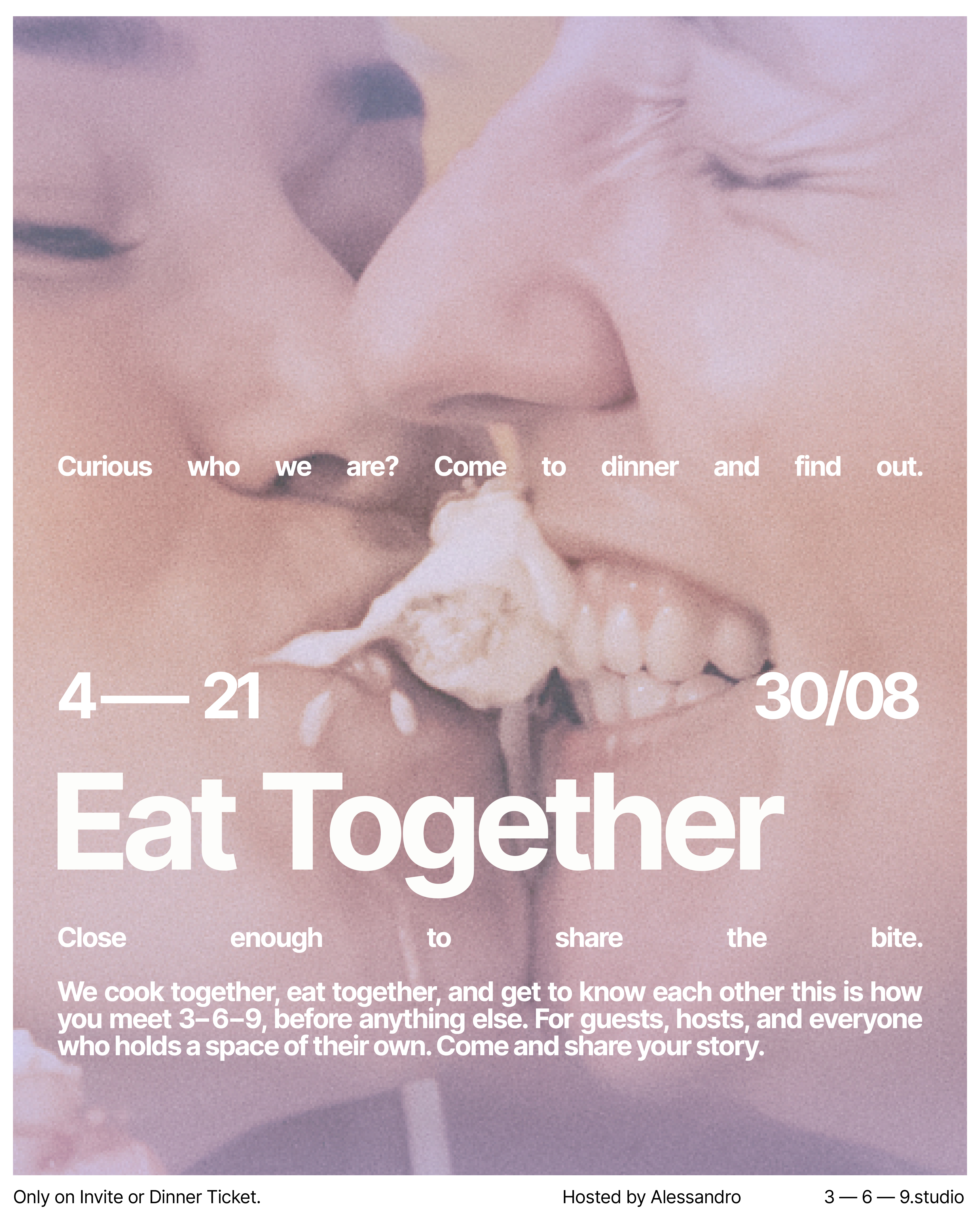 Eat Together – OUR MONTHLY COMMUNITY DAY — flyer